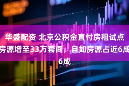 华盛配资 北京公积金直付房租试点房源增至33万套间，自如房源占近6成