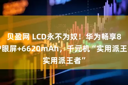 贝盈网 LCD永不为奴！华为畅享80护眼屏+6620mAh，千元机“实用派王者”